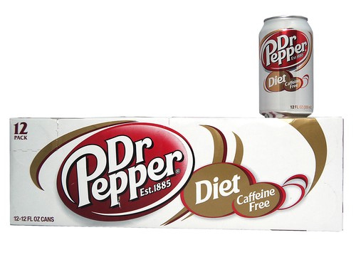 12 pack Caffeine Free Diet Dr Pepper