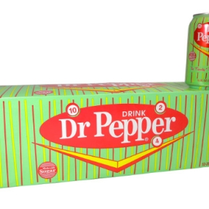 12 pack Dr Pepper with sugar