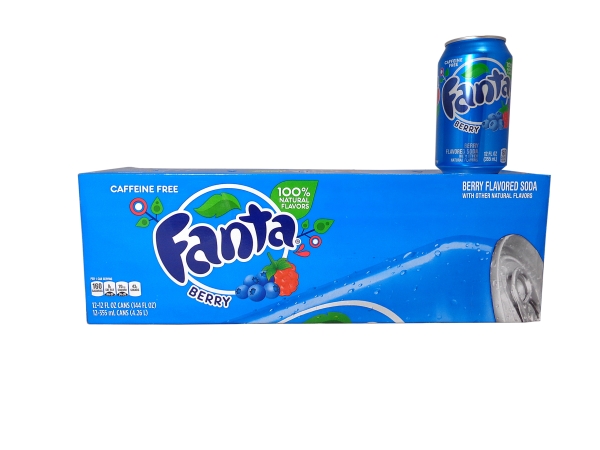 12 pack Fanta Berry
