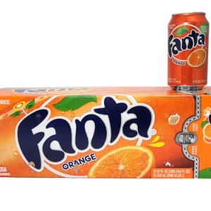 12 pack Fanta Orange