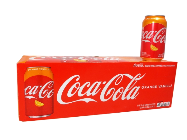 12 pack Coke Orange Vanilla