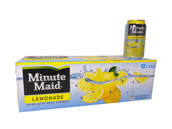 12 pack Minute Maid Lemonade