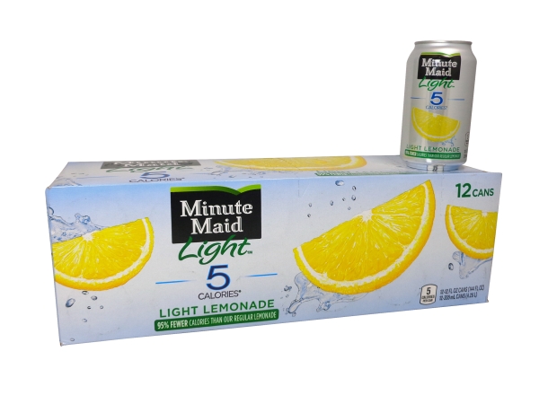 12 pack Minute Maid Light Lemonade