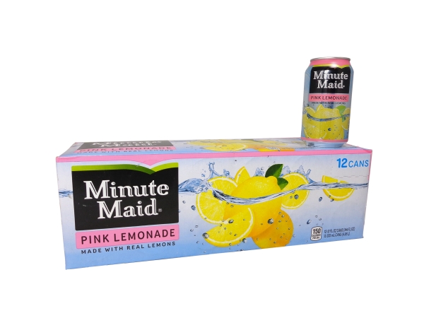 12 pack Minute Maid Pink Lemonade