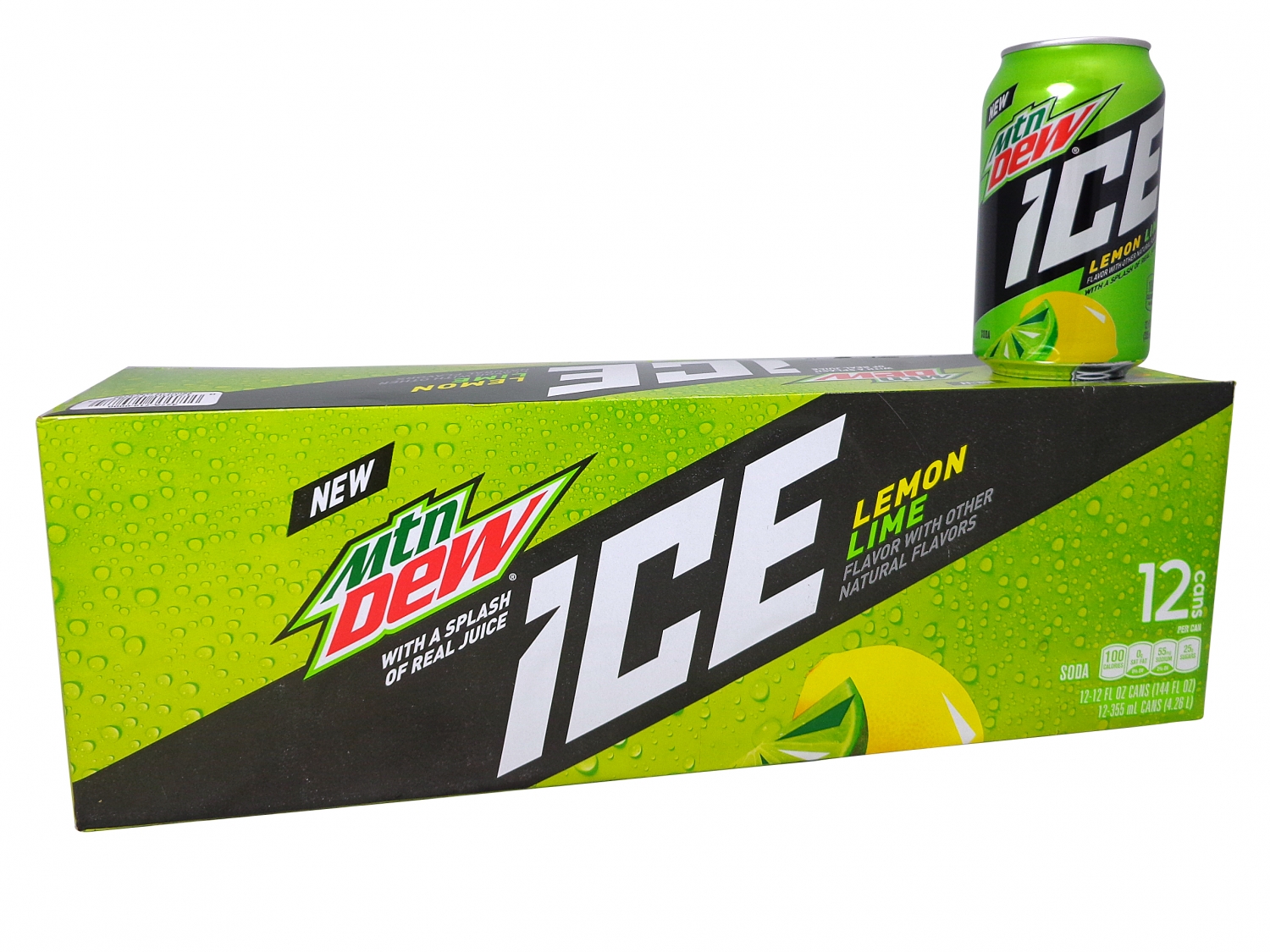 Fresh 12 Pk Mountain Dew Ice Soda Soda Emporium