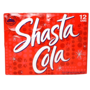 12 pack Shasta Cola