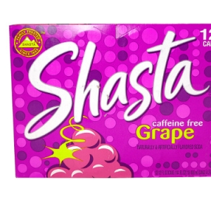 12 pack Shasta Grape