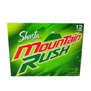 12 pack Shasta Mountain Rush