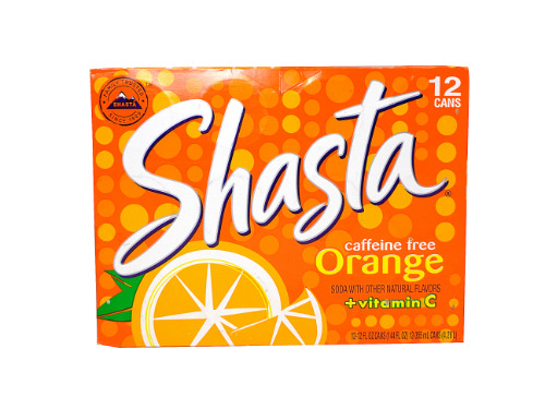 12 pack Shasta Orange