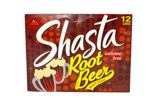 12 pack Shasta Root Beer