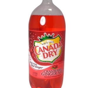 2 Liter Canada Dry Cranberry Ginger Ale
