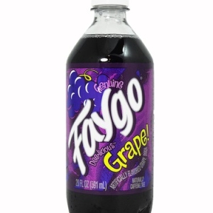 FRESH 20oz Faygo Grape soda