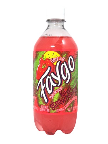 FRESH 20oz Faygo Kiwi Strawberry soda