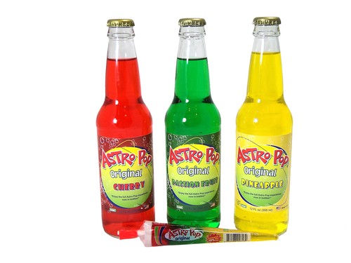 3 pk 12oz astro pop cherry passion fruit and pineapple soda combo pack