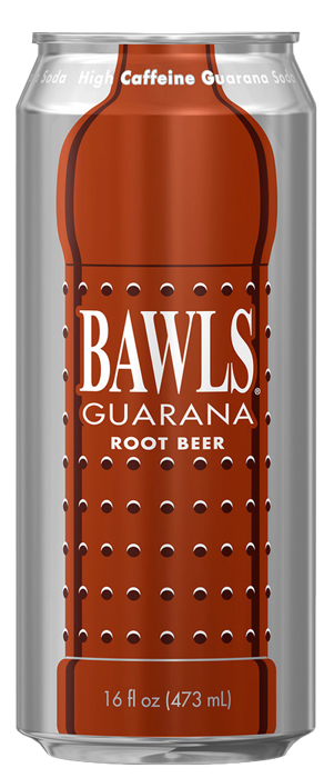 Bawls Root Beer-cans