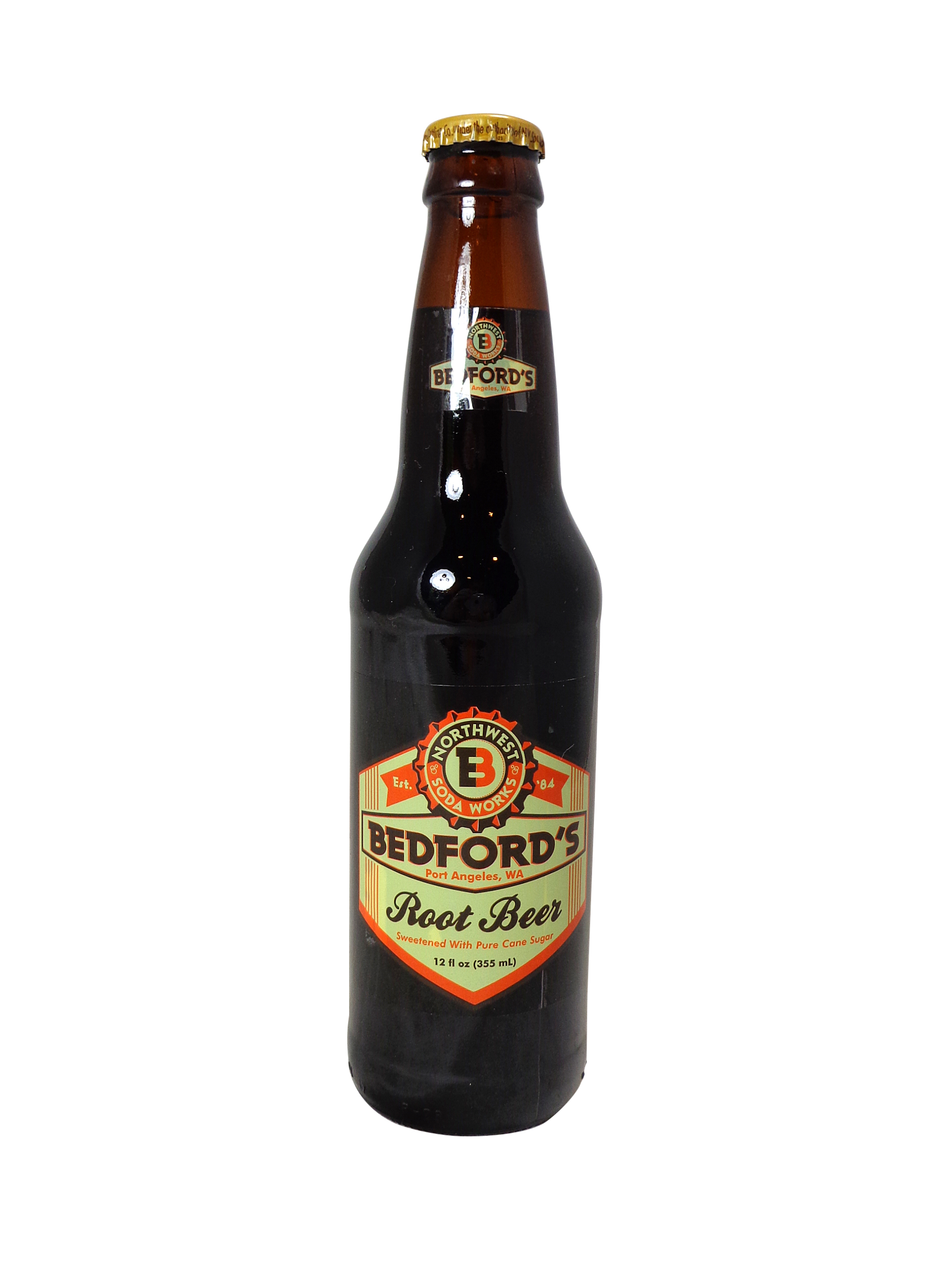 FRESH 12oz Bedford's Root Beer Soda Emporium