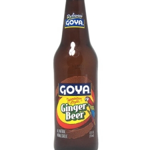 glass bottles Goya Ginger Beer soda