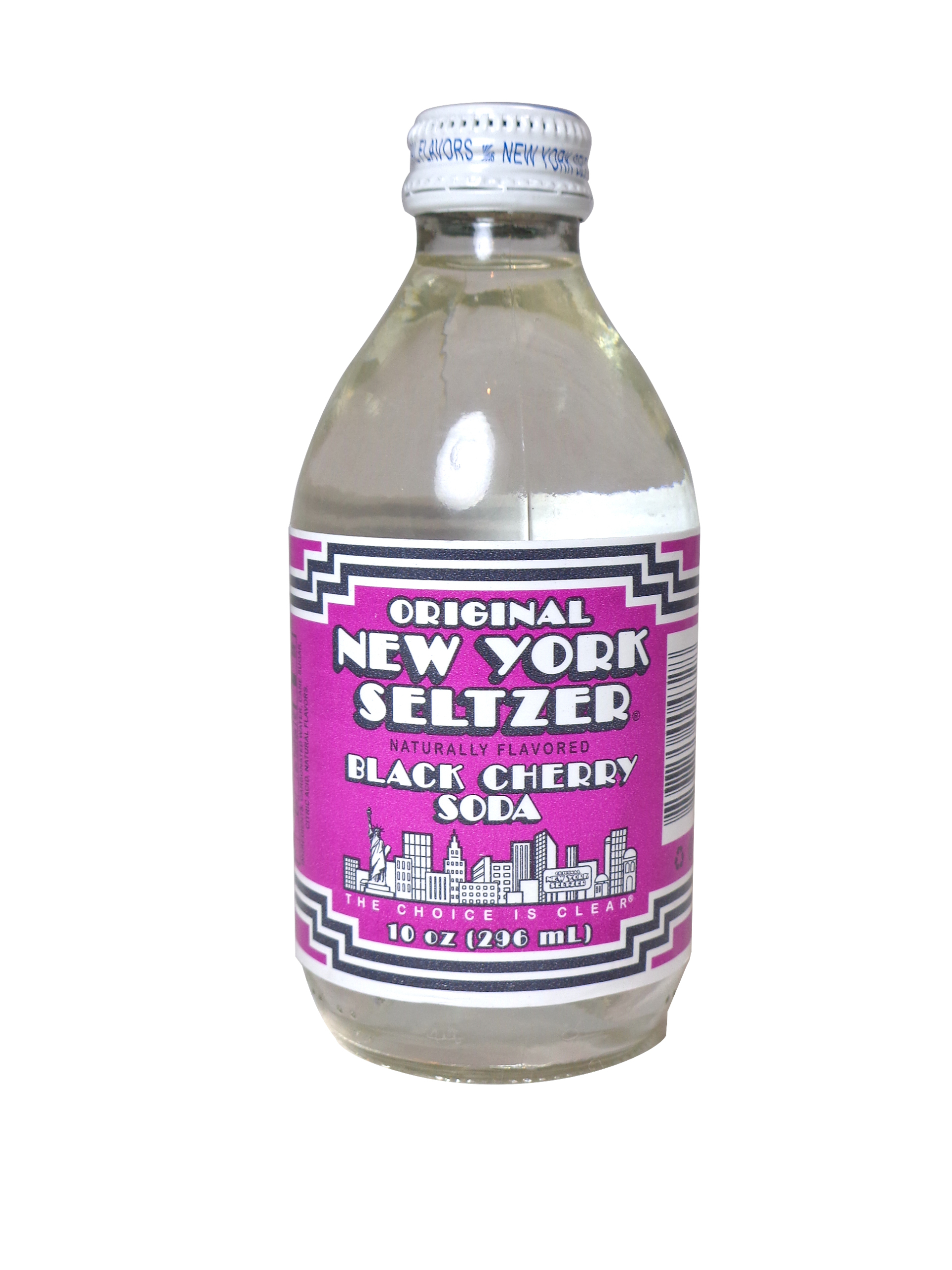 FRESH 10oz New York Seltzer Black Cherry soda Soda Emporium