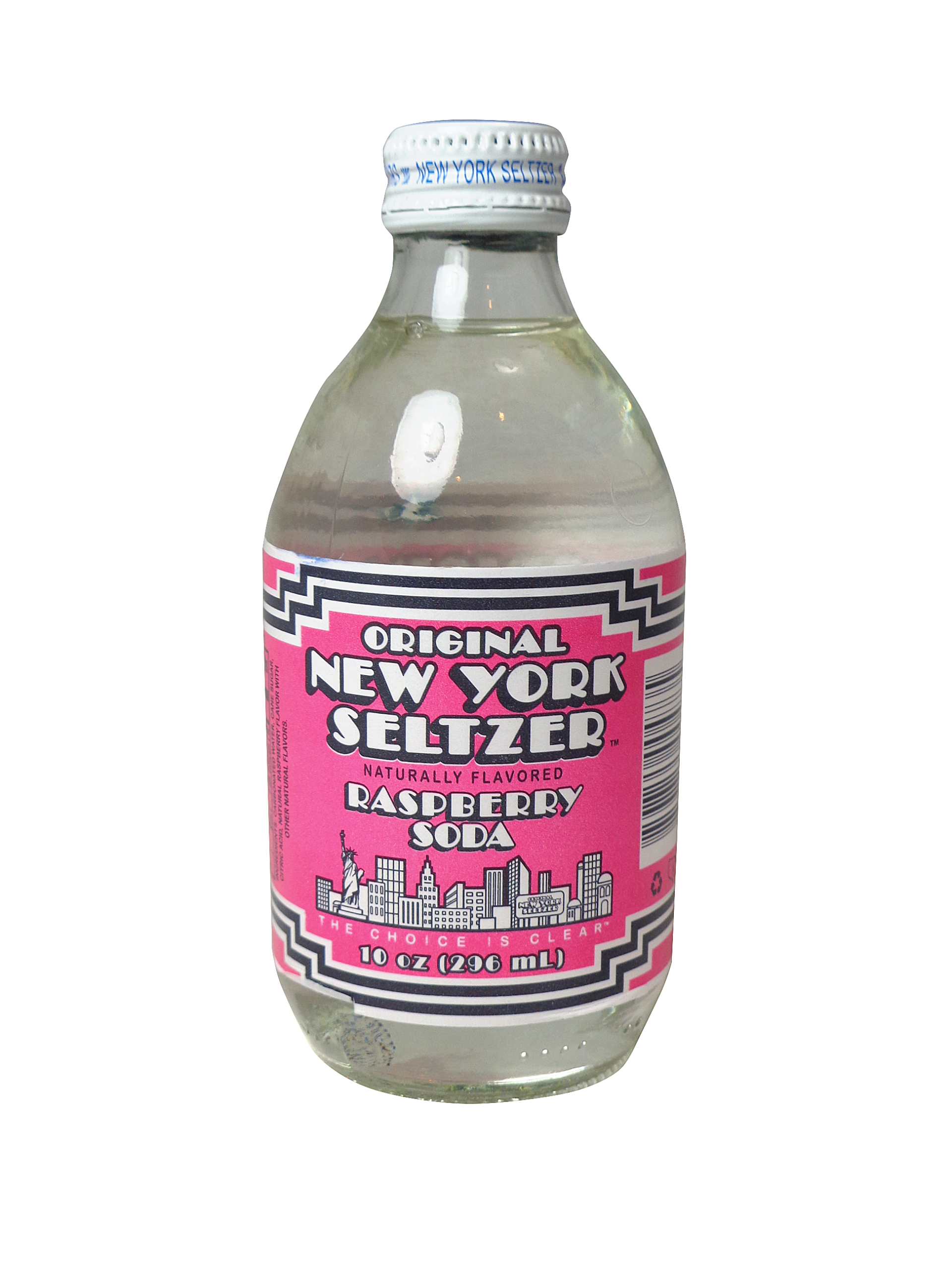 FRESH 10oz New York Seltzer Raspberry soda Soda Emporium
