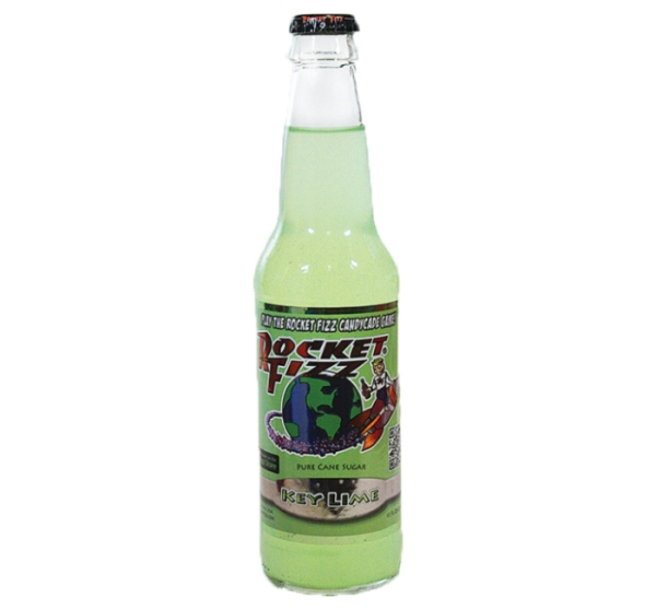 FRESH 12oz Rocket Fizz Key Lime soda