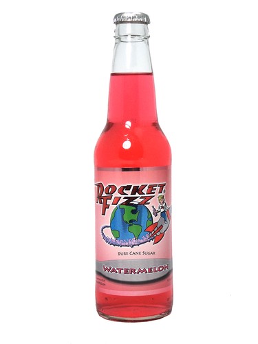 FRESH 12oz Rocket Fizz Watermelon soda