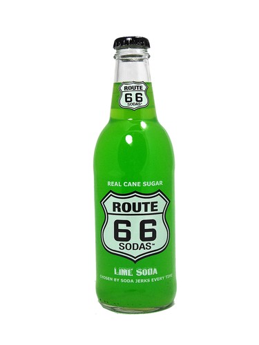 FRESH 12oz Route 66 Lime soda