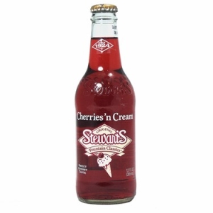 FRESH 12oz Stewart's Cherries'n Cream soda