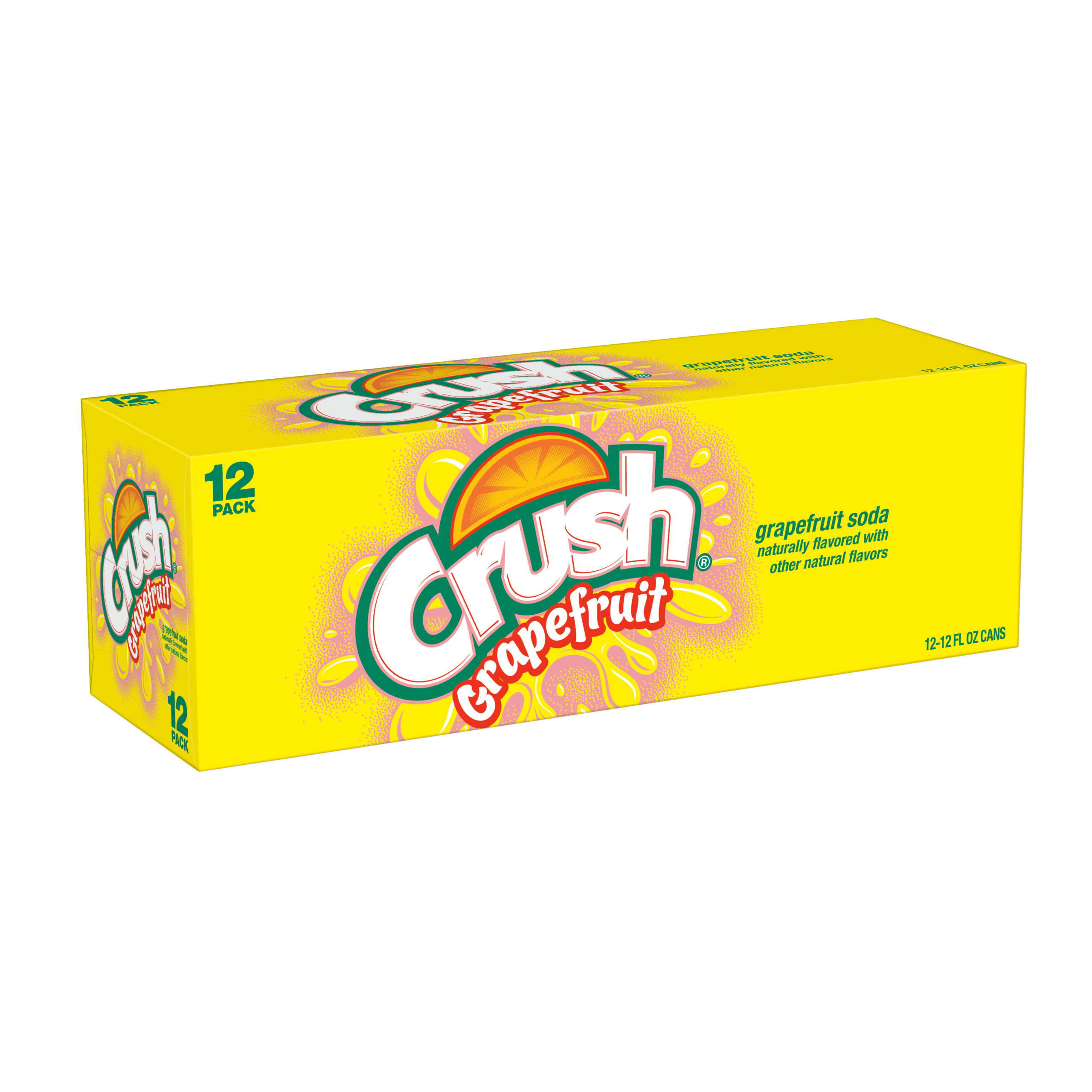 FRESH 12 Pk Crush Grapefruit soda Soda Emporium
