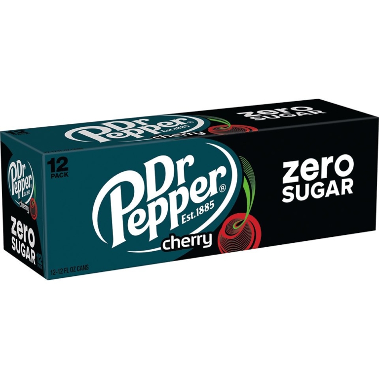 FRESH 12 Pk Dr Pepper Cherry Zero Soda Emporium