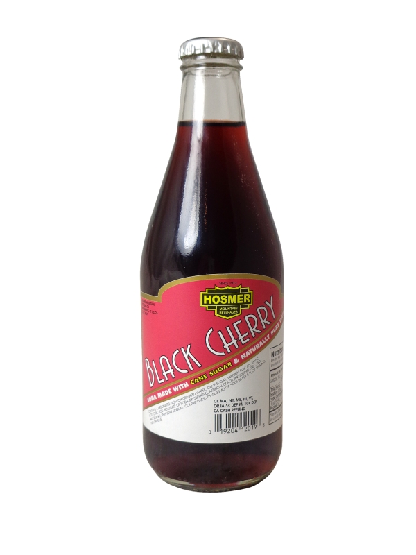 FRESH 12oz Hosmer Mountain Black Cherry soda