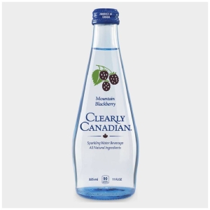 FRESH 11oz Clearly Canadian Mountain Blackberry Sparkling Water