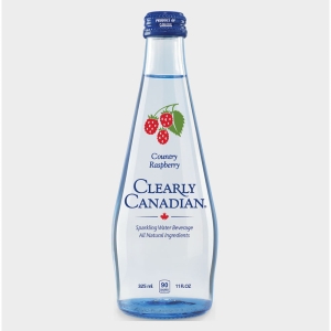 FRESH 11oz Clearly Canadian Country Raspberry Sparkling Water