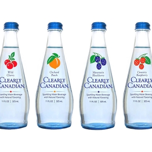 FRESH 4 Pk 11oz Clearly Canadian Sparkling Water Variety