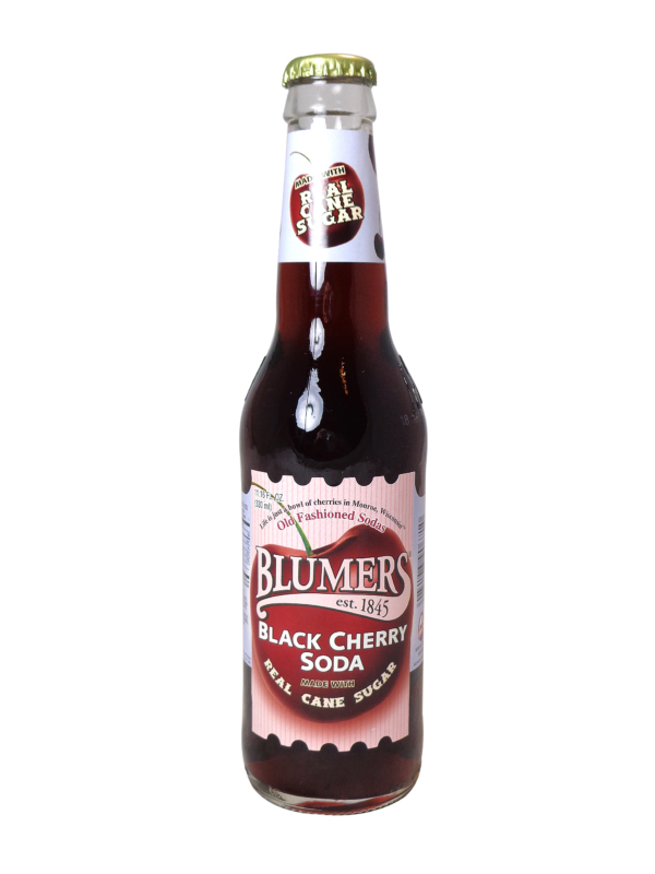 FRESH 12oz Blumers Black Cherry soda