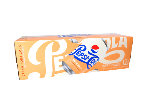 FRESH 12 Pk Pepsi Soda Shop Cream Cola