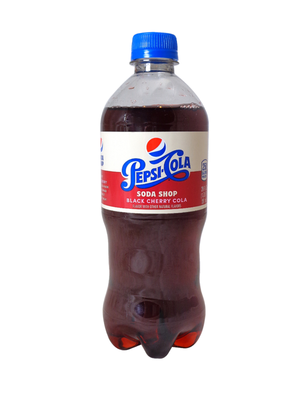 20oz Pepsi Soda Shop Black Cherry Cola