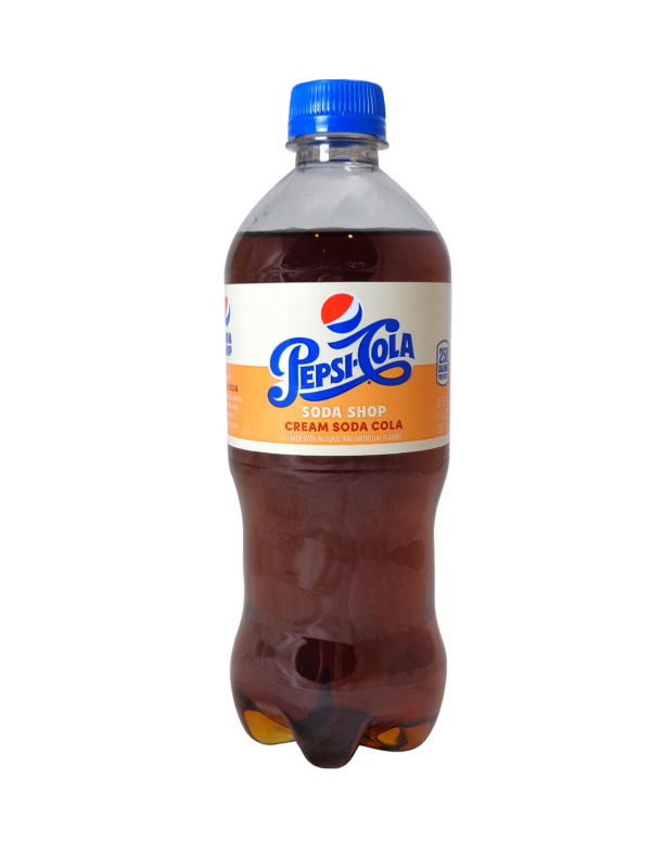 20oz Pepsi Soda Shop Cream Cola