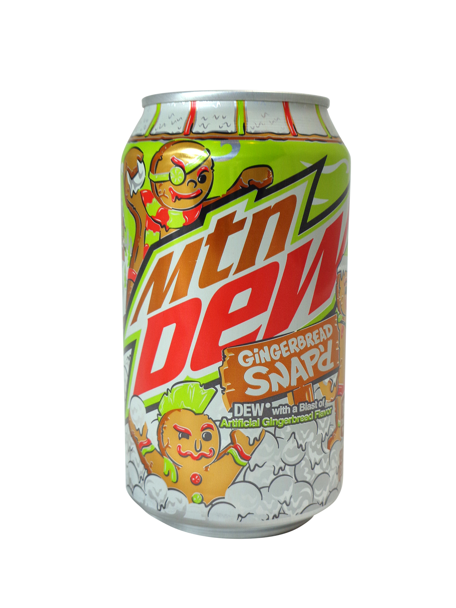 Mountain Dew Gingerbread Snap’d 12oz Can - Soda Emporium