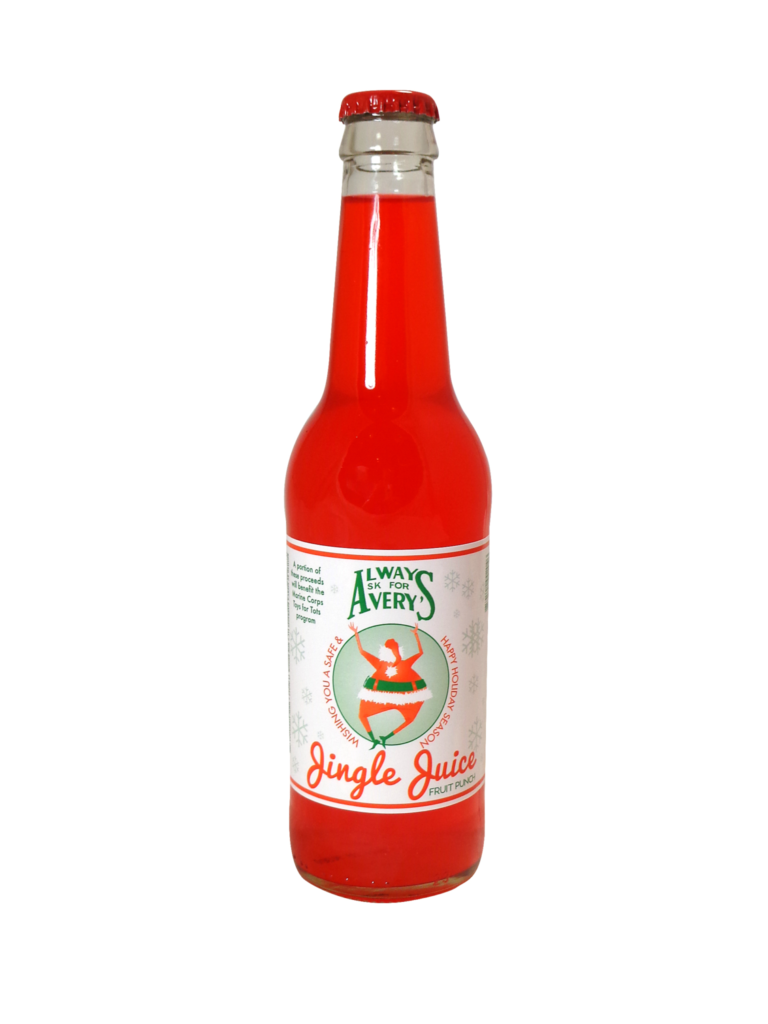 FRESH 12oz Avery's Christmas Jingle Juice soda - Soda Emporium