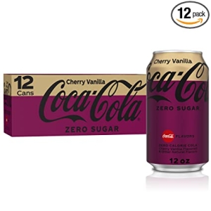 12 pack coke cherry vanilla