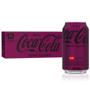 12 pack coke cherry zero