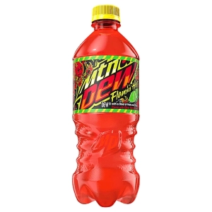 20oz Mountain Dew Flamin' Hot