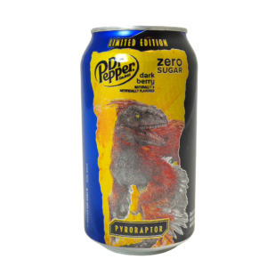 dr pepper dark berry zero Pyroraptor