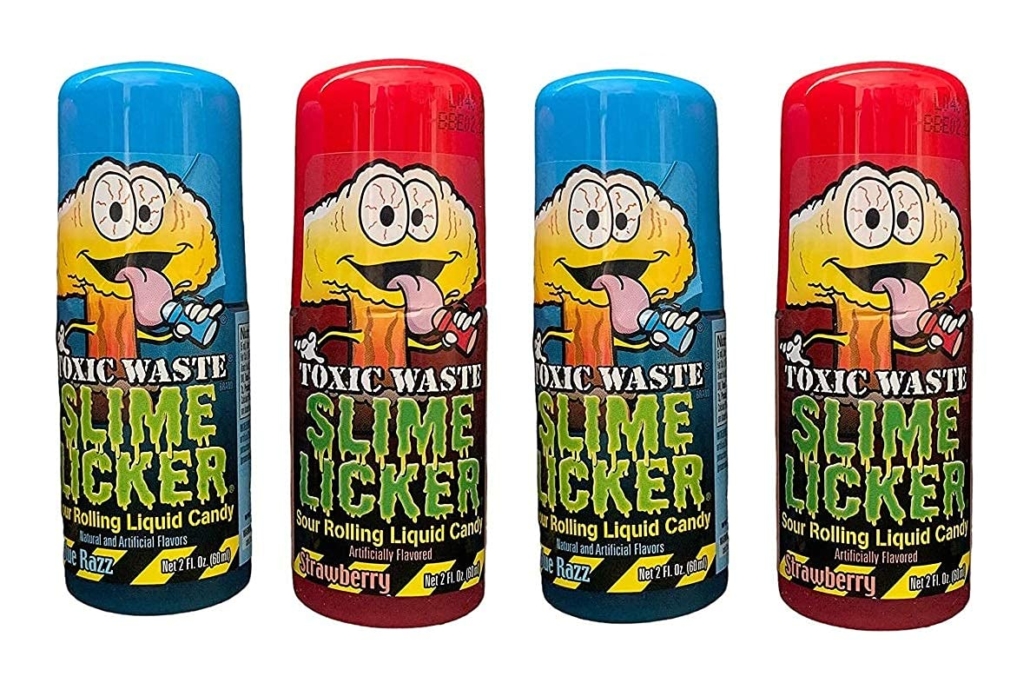 Toxic Waste Slime Licker Sour Rolling Liquid Candy - 2-oz. Bottle