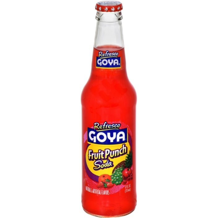 FRESH 12oz Goya Fruit Punch Soda Soda Emporium