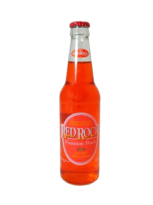 FRESH 12oz Red Rock Peach soda Soda Emporium
