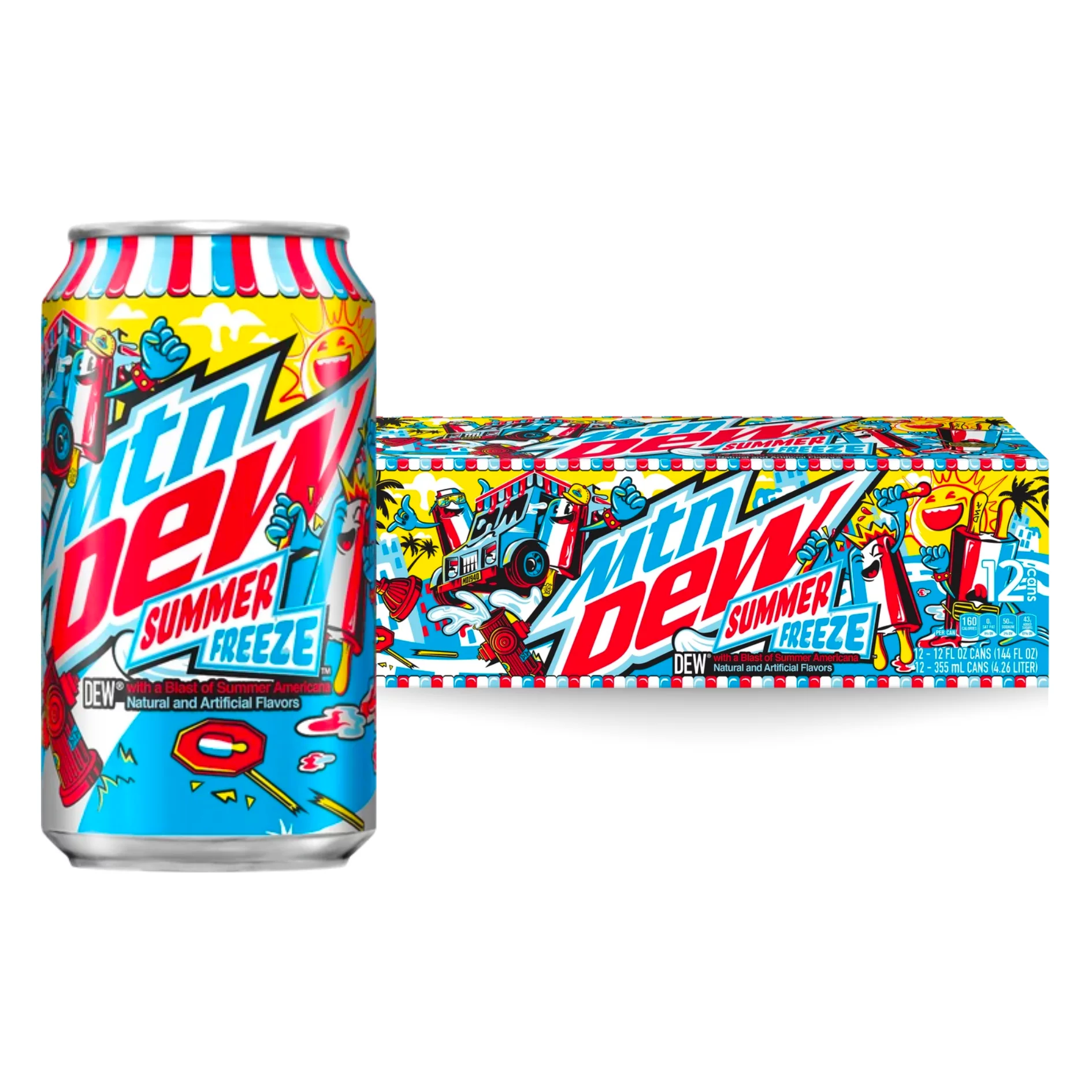 Mountain Dew Introduces New Summer Freeze Flavor Chew Boom, 56% OFF