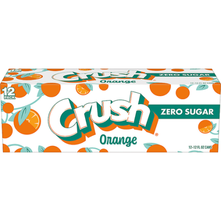 12 pack Crush Orange Zero