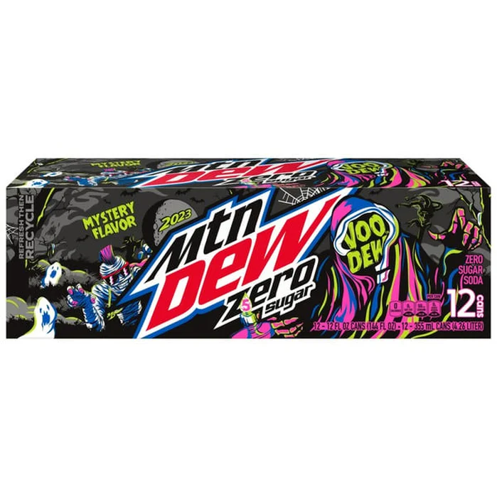 12 Pk Mountain Dew 2023 VooDew Zero - Soda Emporium