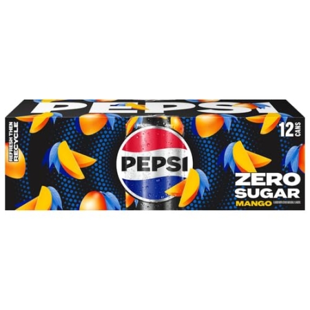 12 pack pepsi mango zero